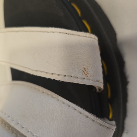 Dr. Martens Blaire Athena Leather Strap Platform Sandal White Size 6 - Picture 11 of 12